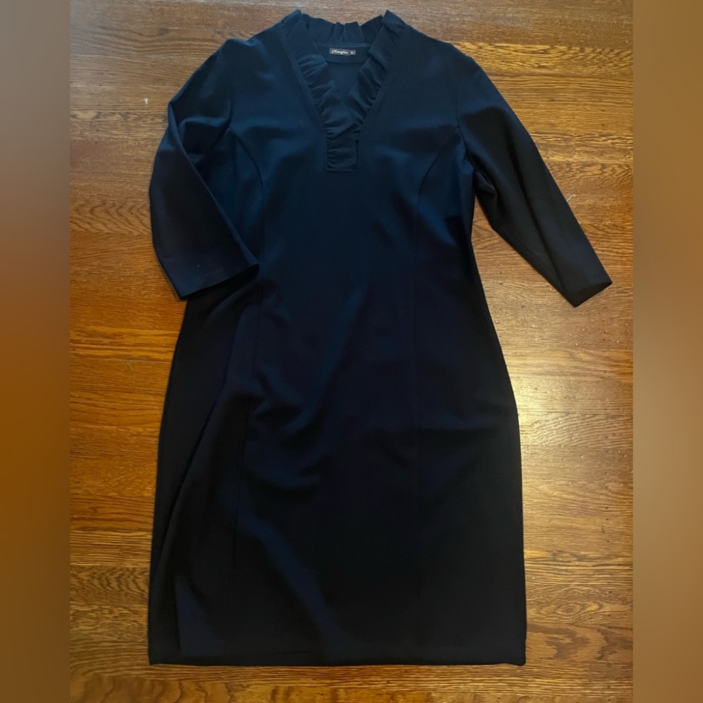 J McLaughlin stretch black dress